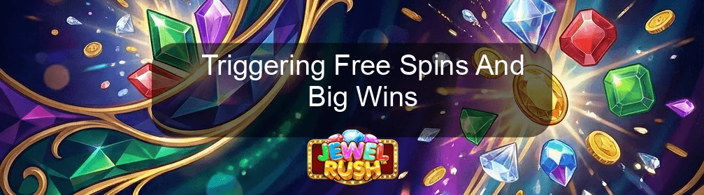 Jewel Rush Triggering Free Spins And Big Wins Jewel Rush Triggering Free Spins And Big Wins